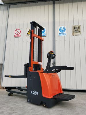 1600-3500mm Onen 站立式驱动托盘车电动双托盘搬运堆高车